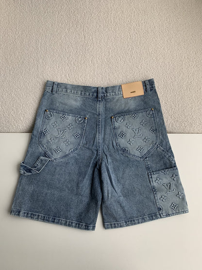 LV Denim Shorts