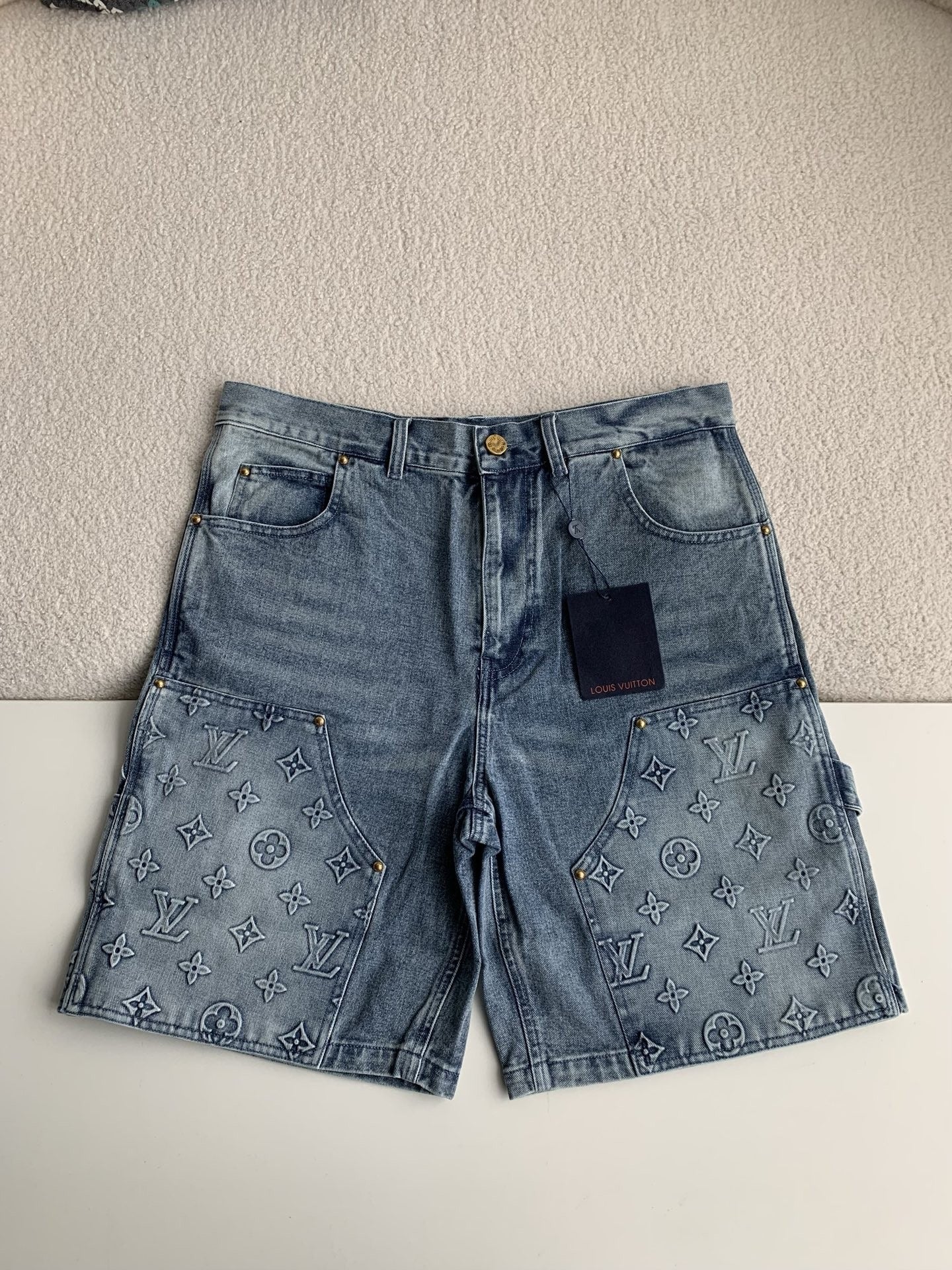 LV Denim Shorts