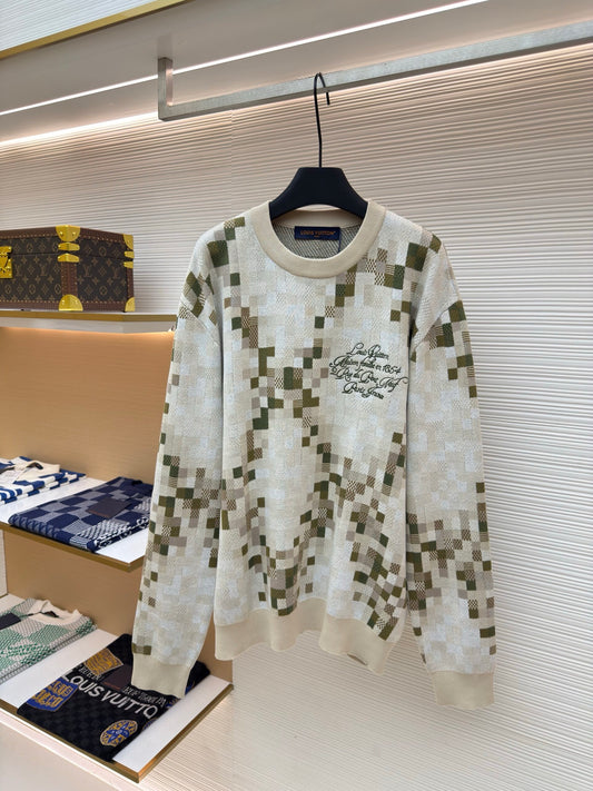 LV Mosaic Jacquard Sweater