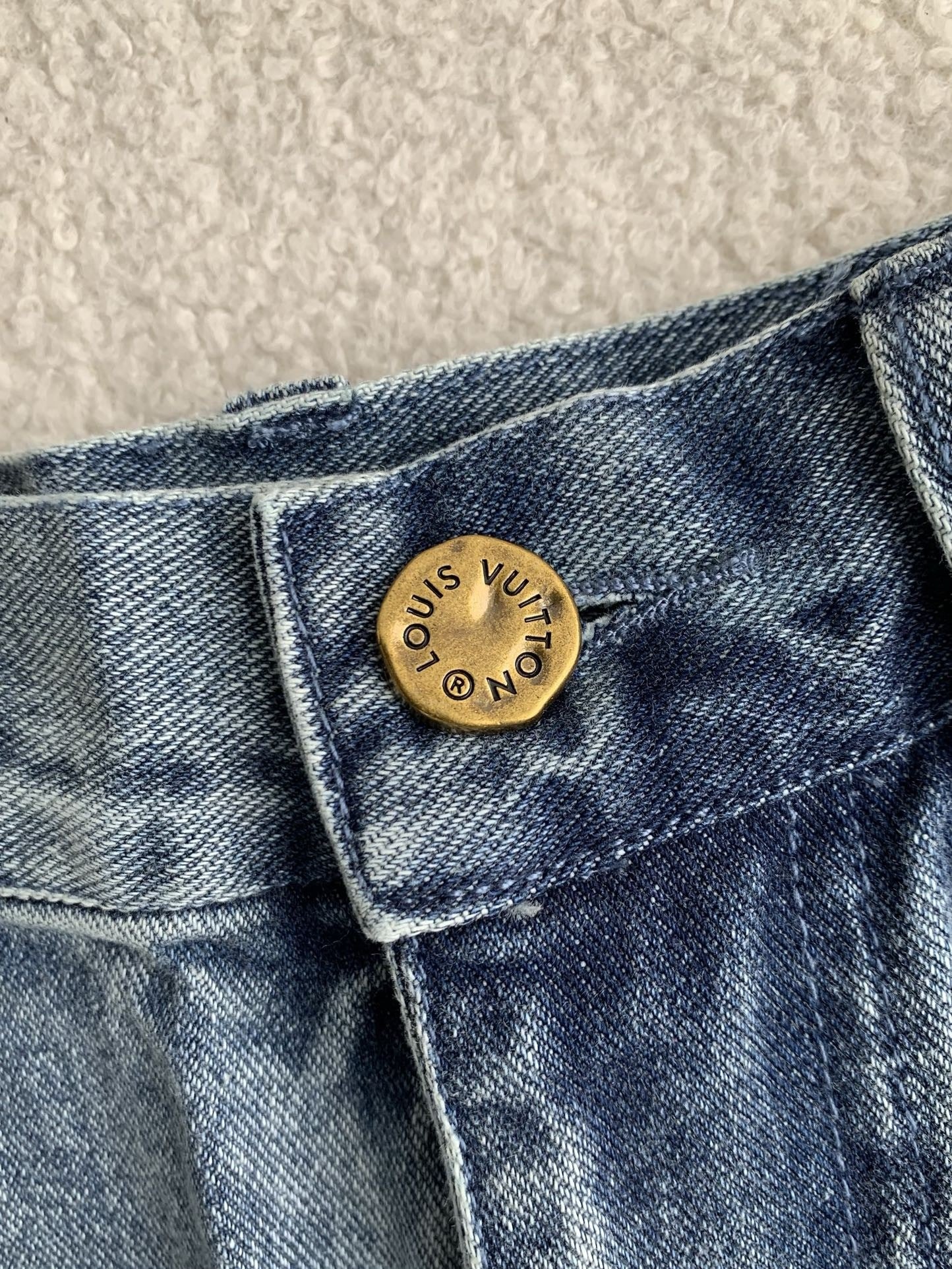 LV Denim Shorts
