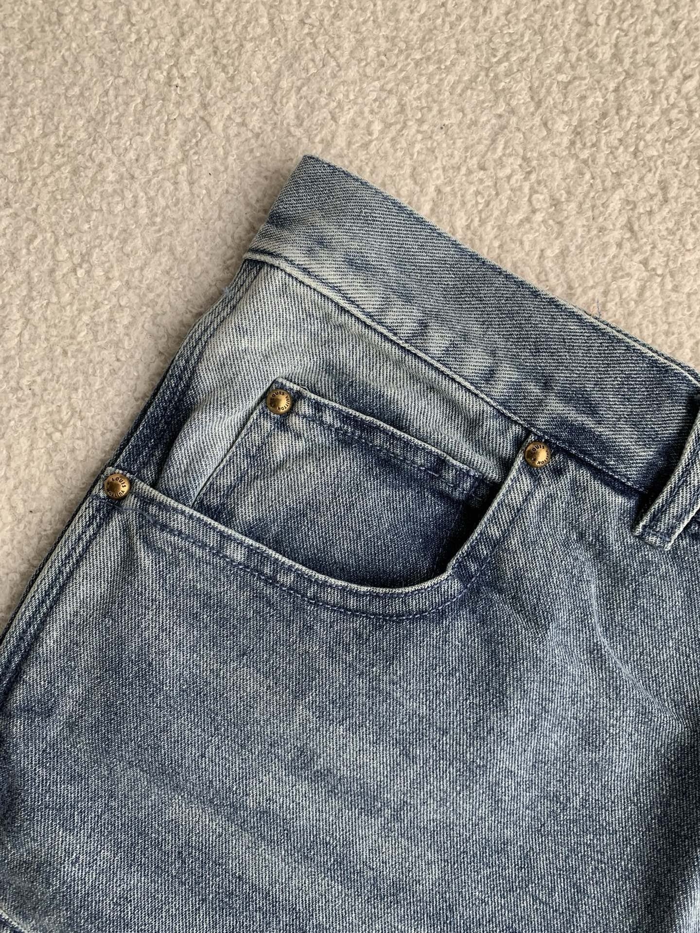 LV Denim Shorts