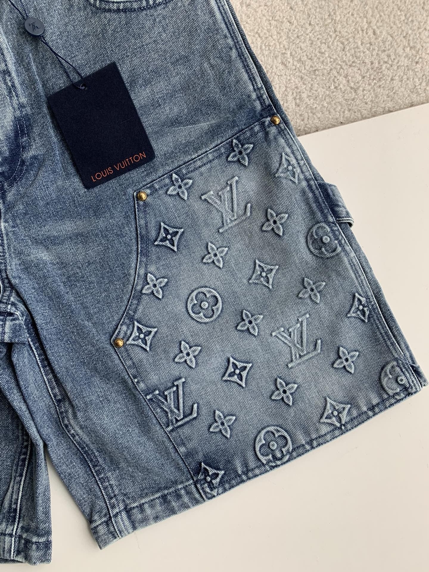 LV Denim Shorts