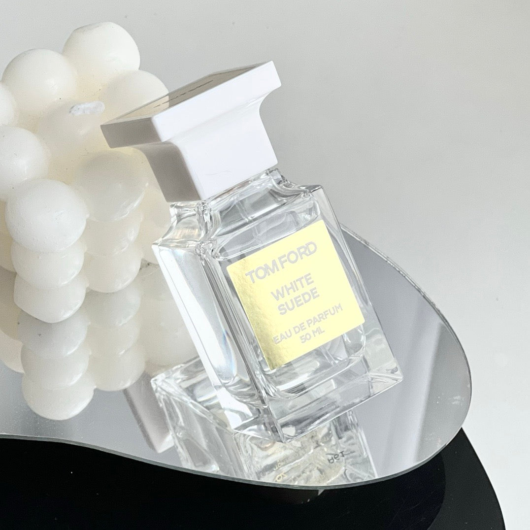 TOM FORD White Suede