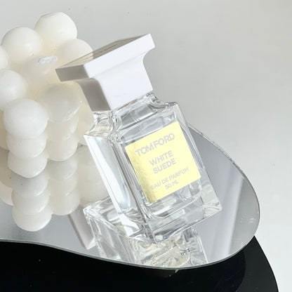 TOM FORD White Suede