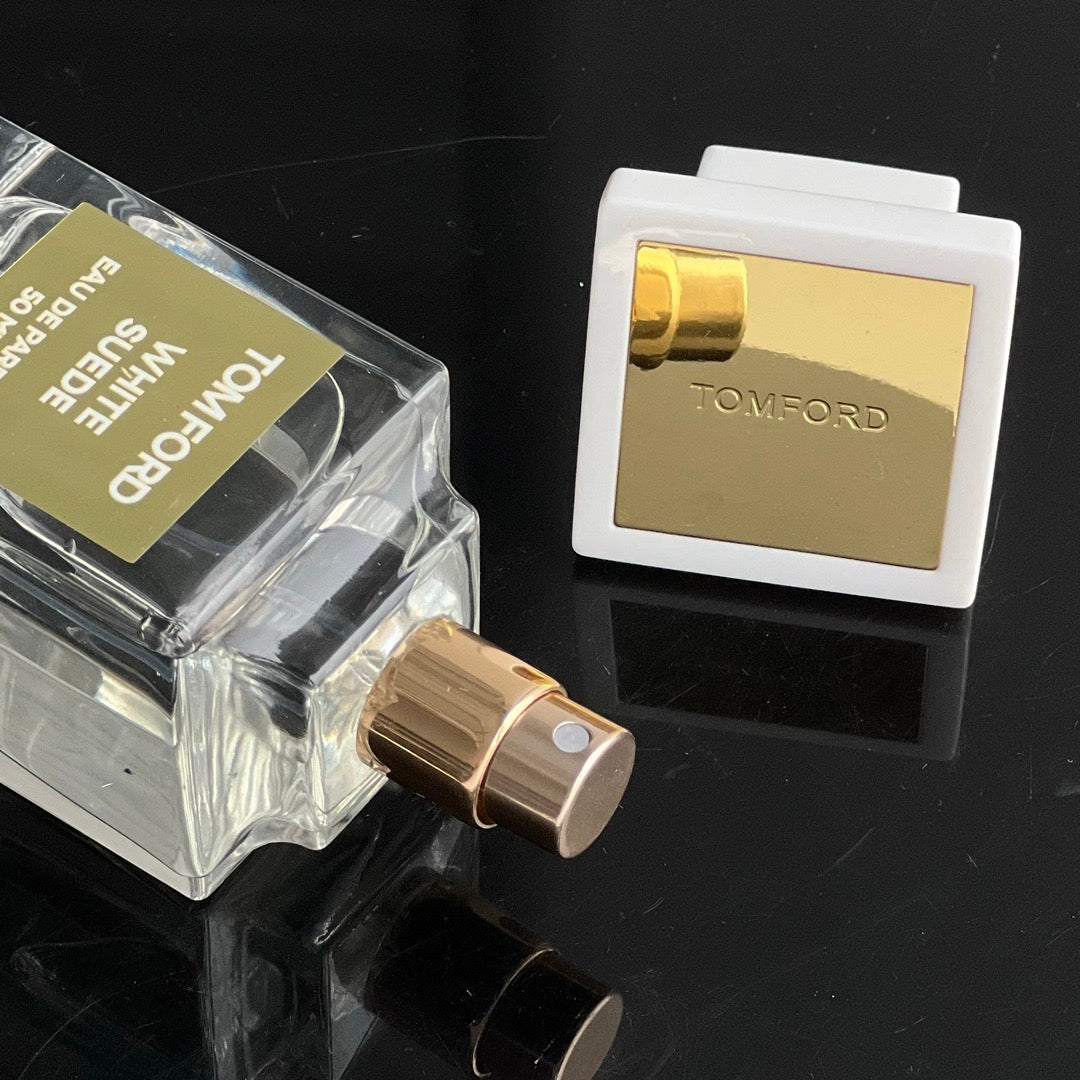 TOM FORD White Suede