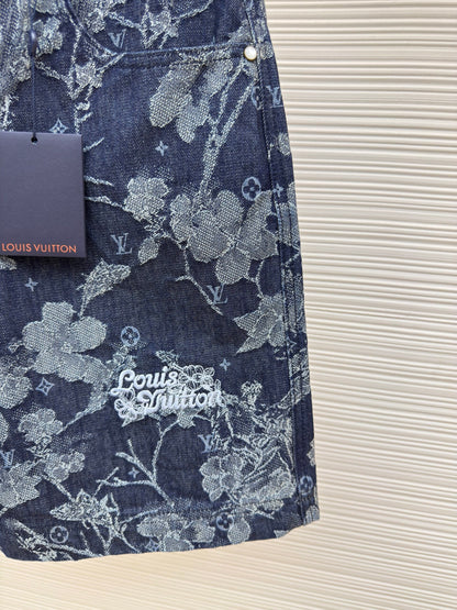LV Shorts Floral