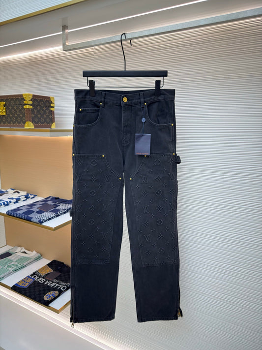 LV Denim Carpenter Pants