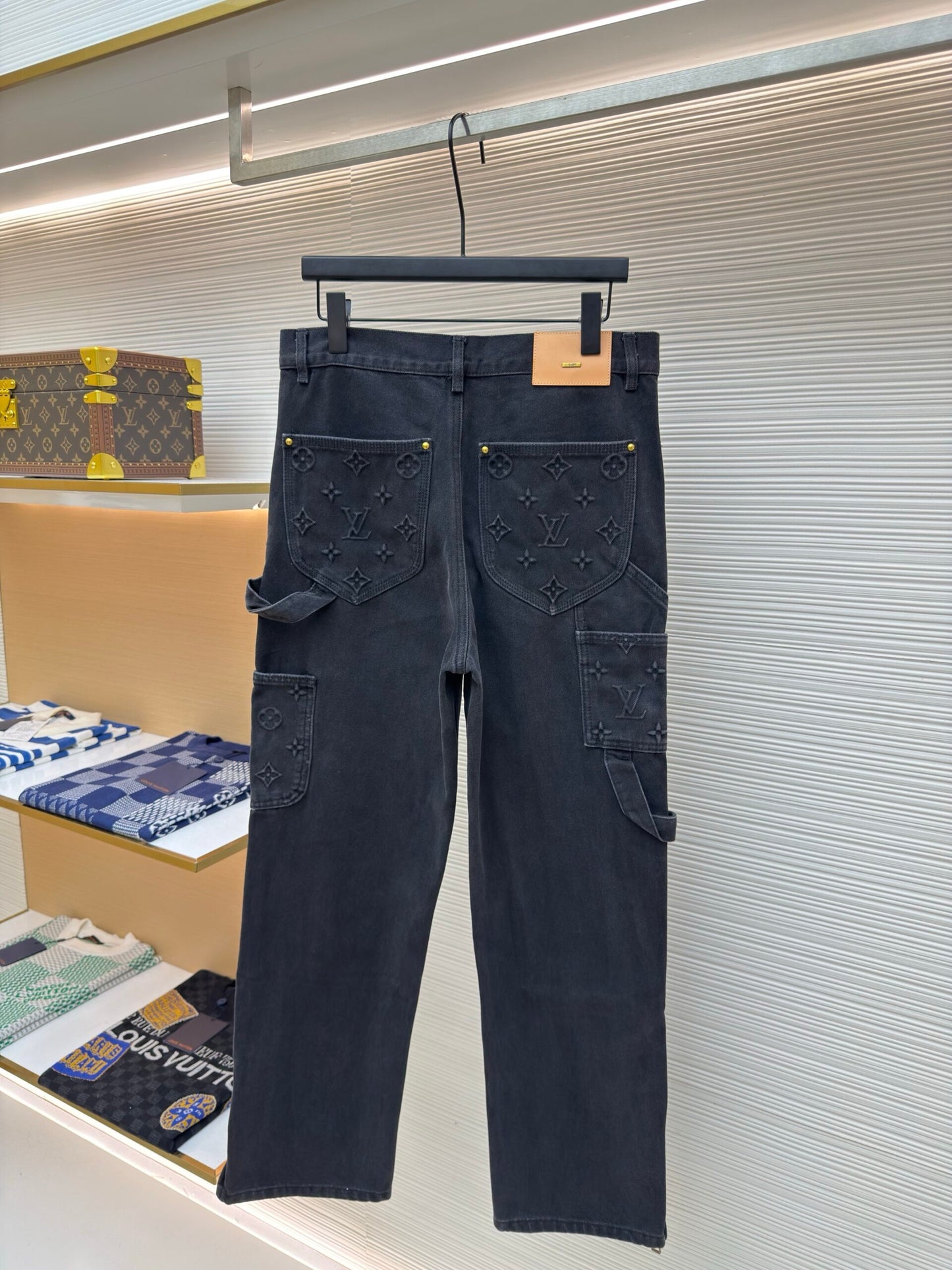 LV Denim Carpenter Pants