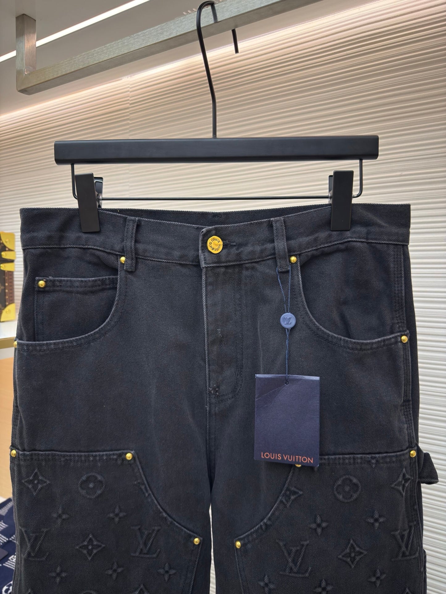 LV Denim Carpenter Pants