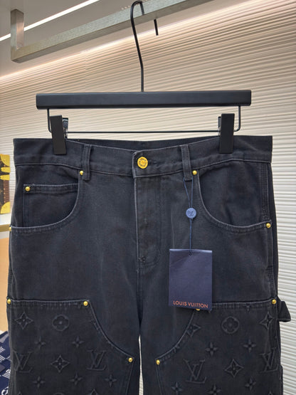 LV Denim Carpenter Pants