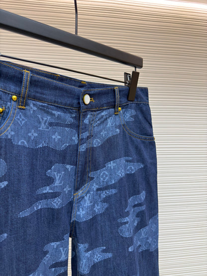 LV Denim Shorts