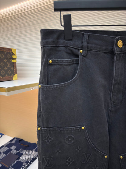LV Denim Carpenter Pants