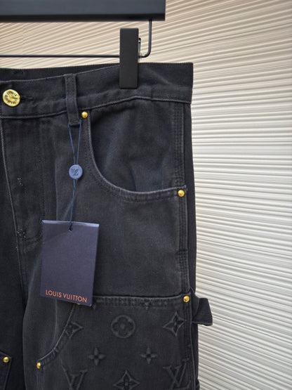LV Denim Carpenter Pants