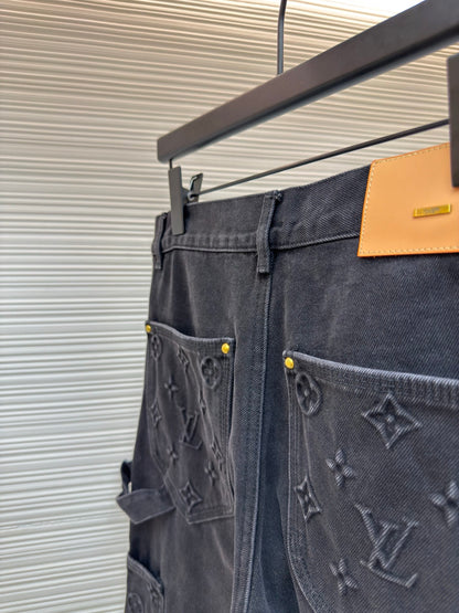 LV Denim Carpenter Pants
