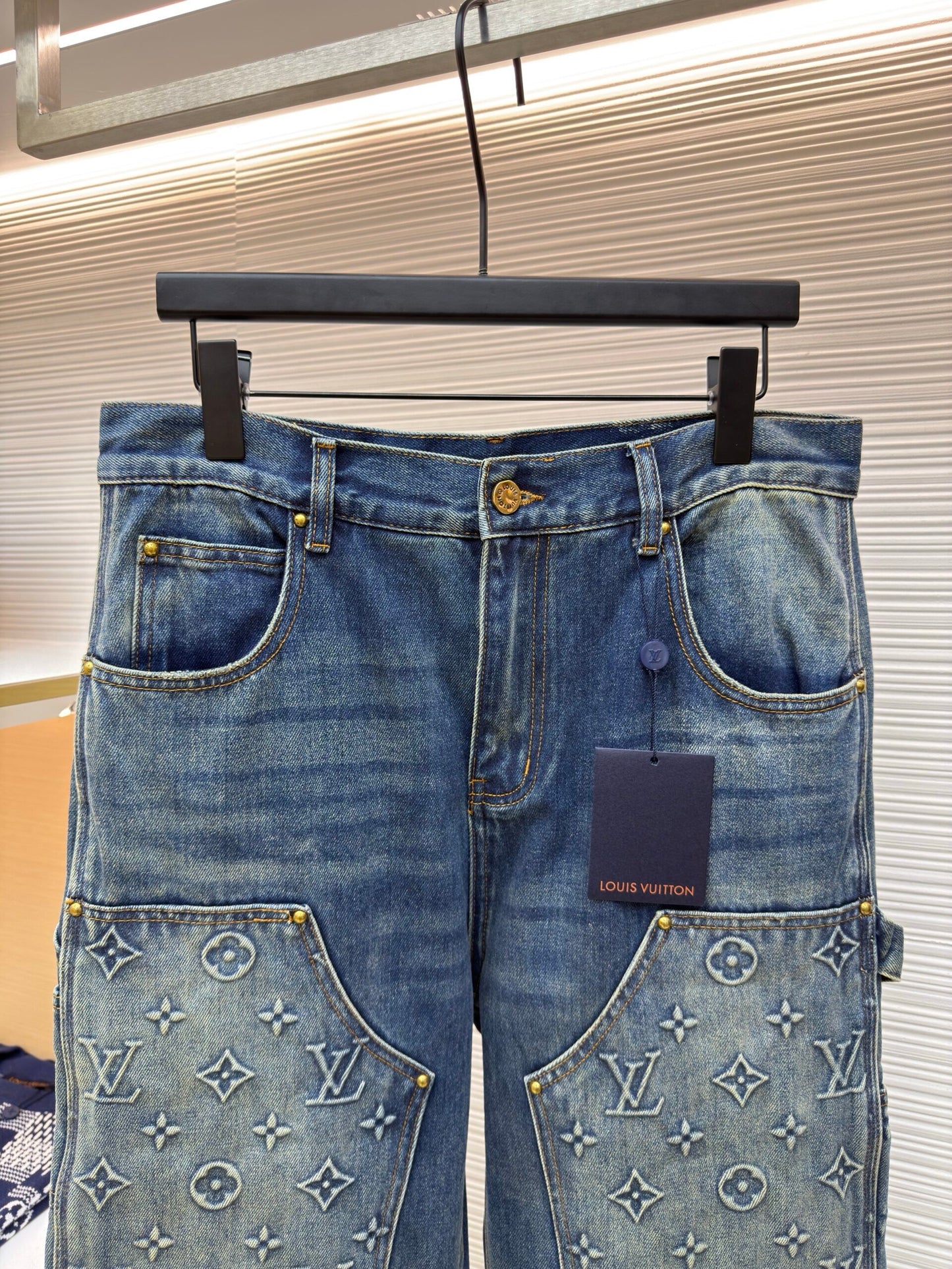 LV Denim Carpenter Pants