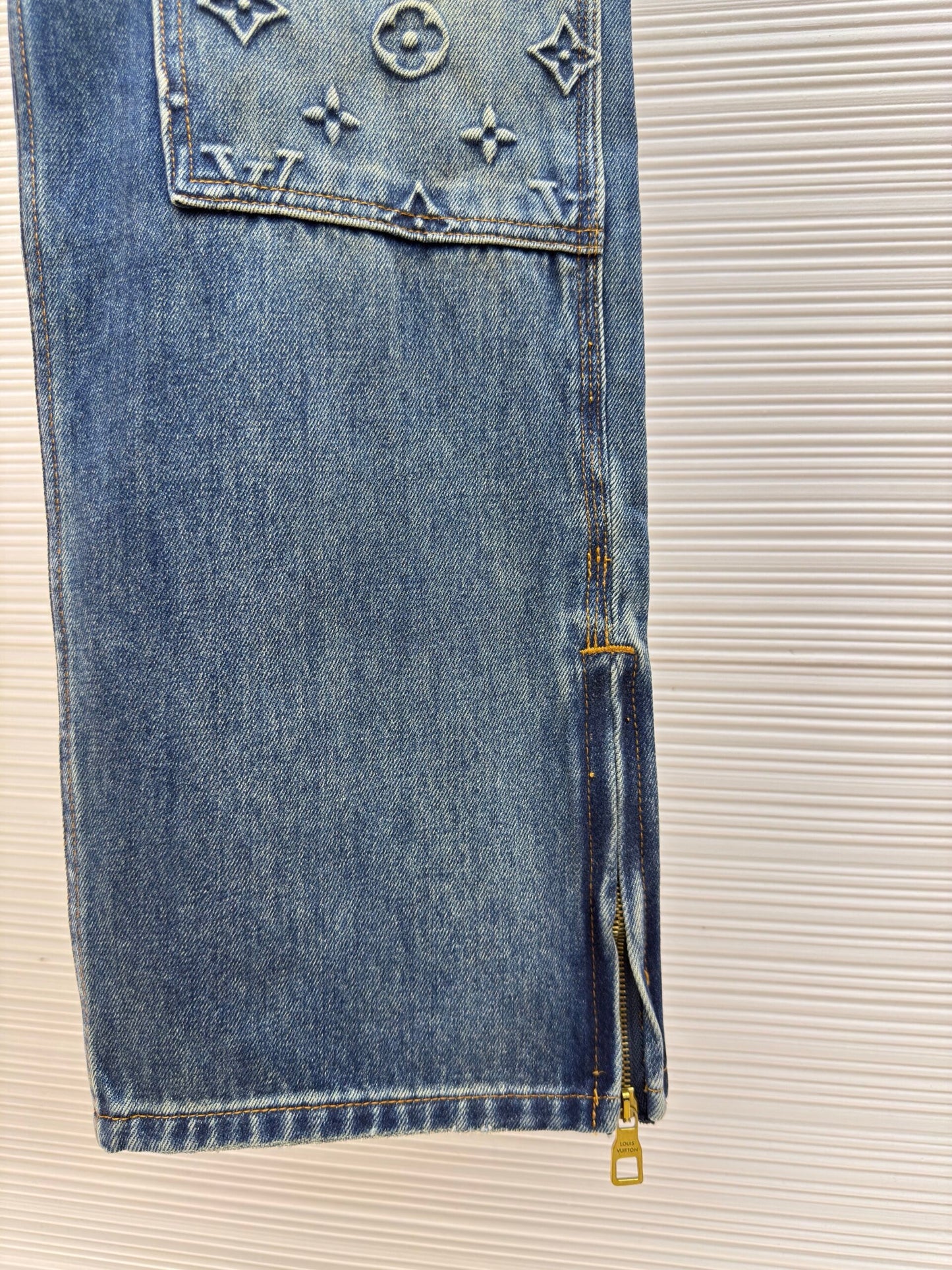 LV Denim Carpenter Pants