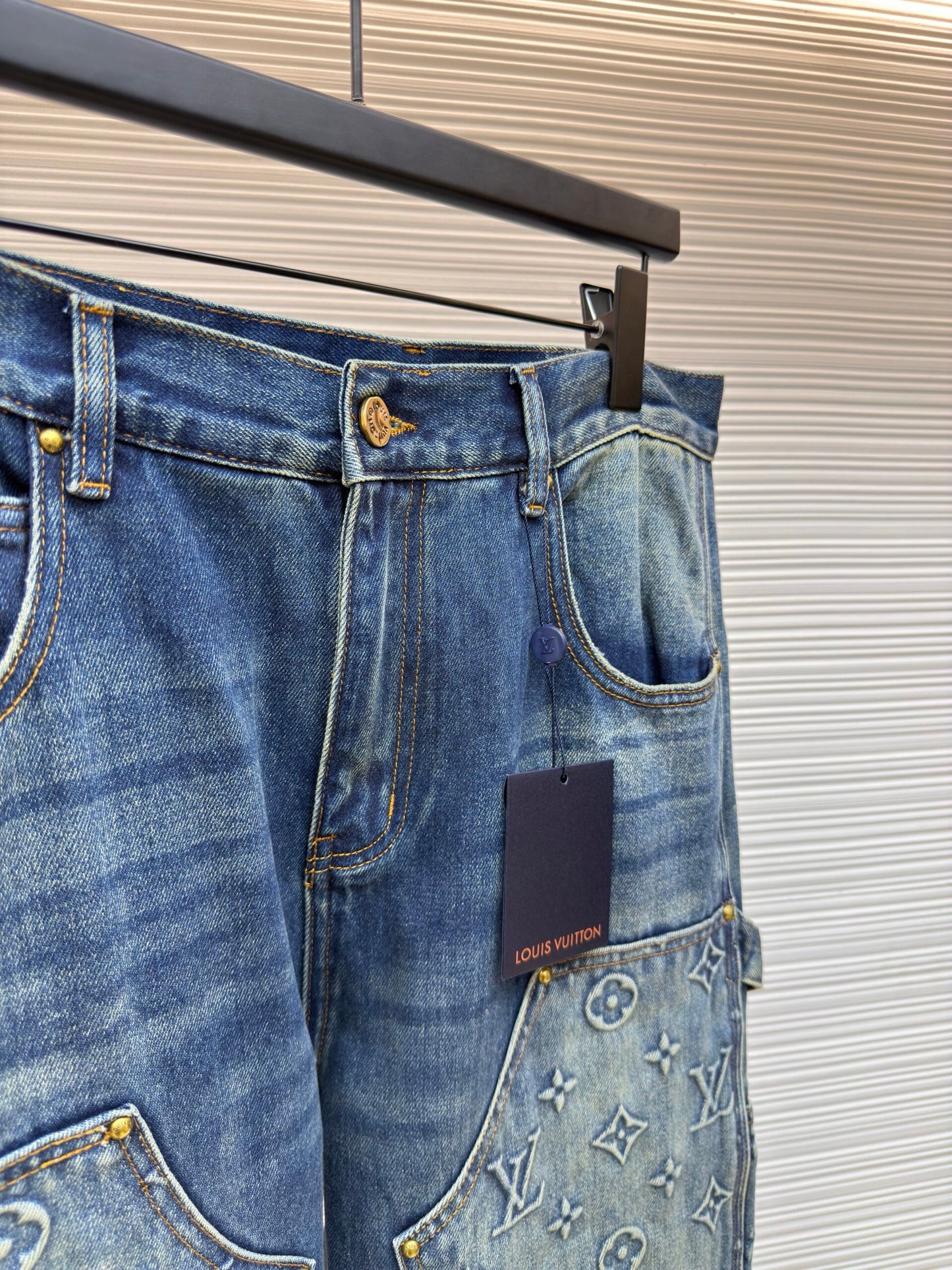 LV Denim Carpenter Pants