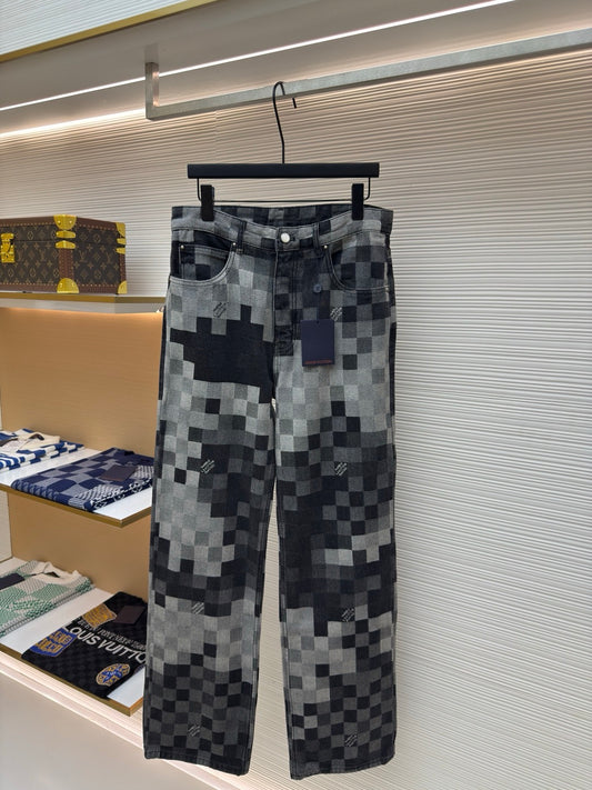 LV Damier Denim Pants