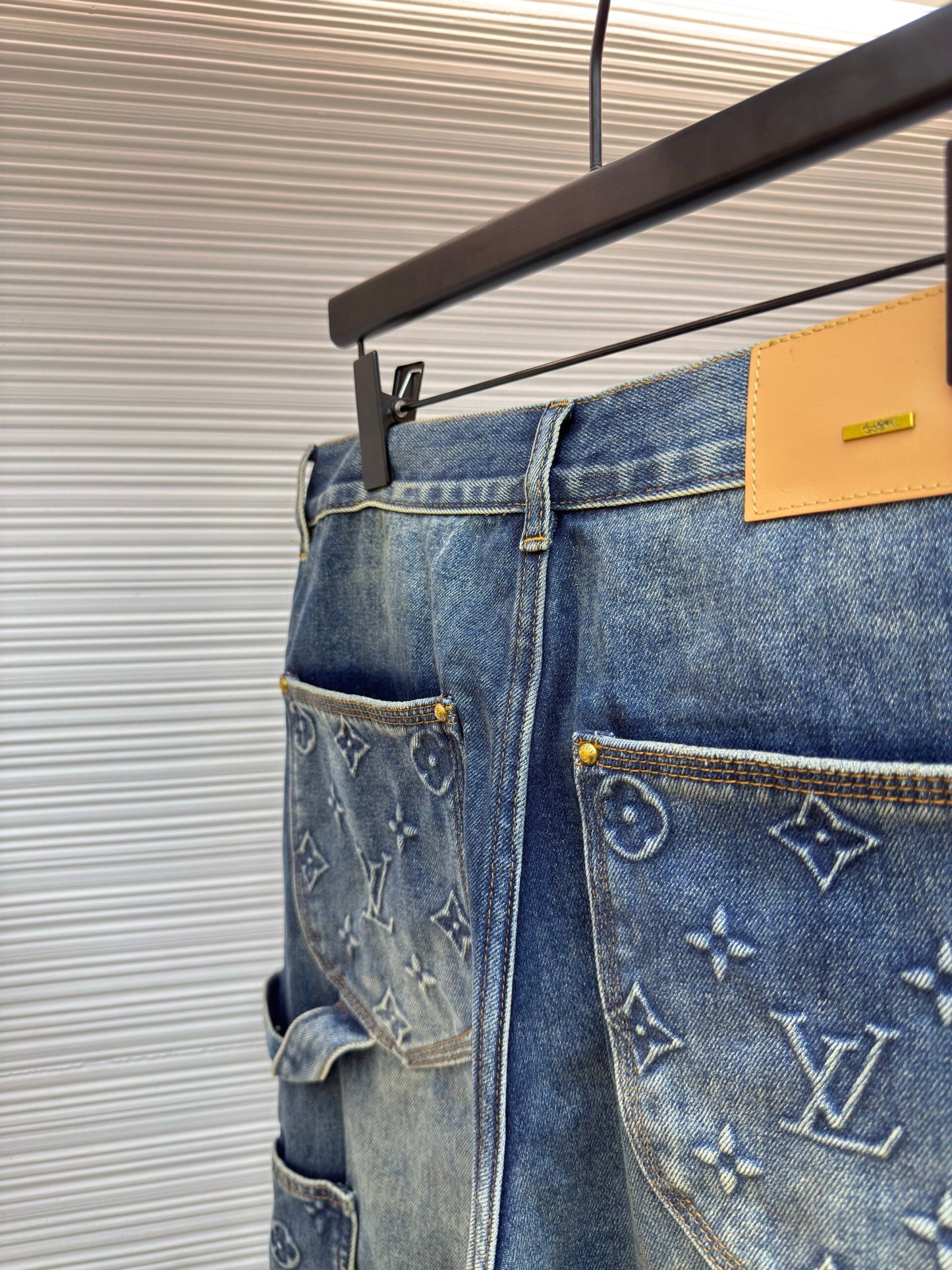 LV Denim Carpenter Pants