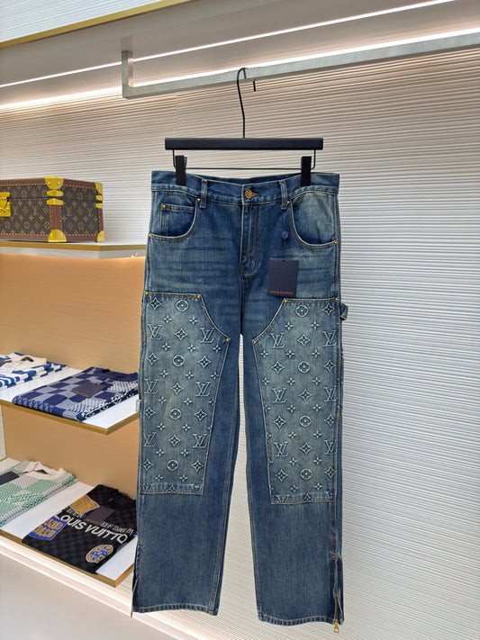 LV Denim Carpenter Pants