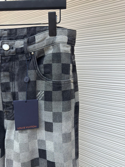 LV Damier Denim Pants
