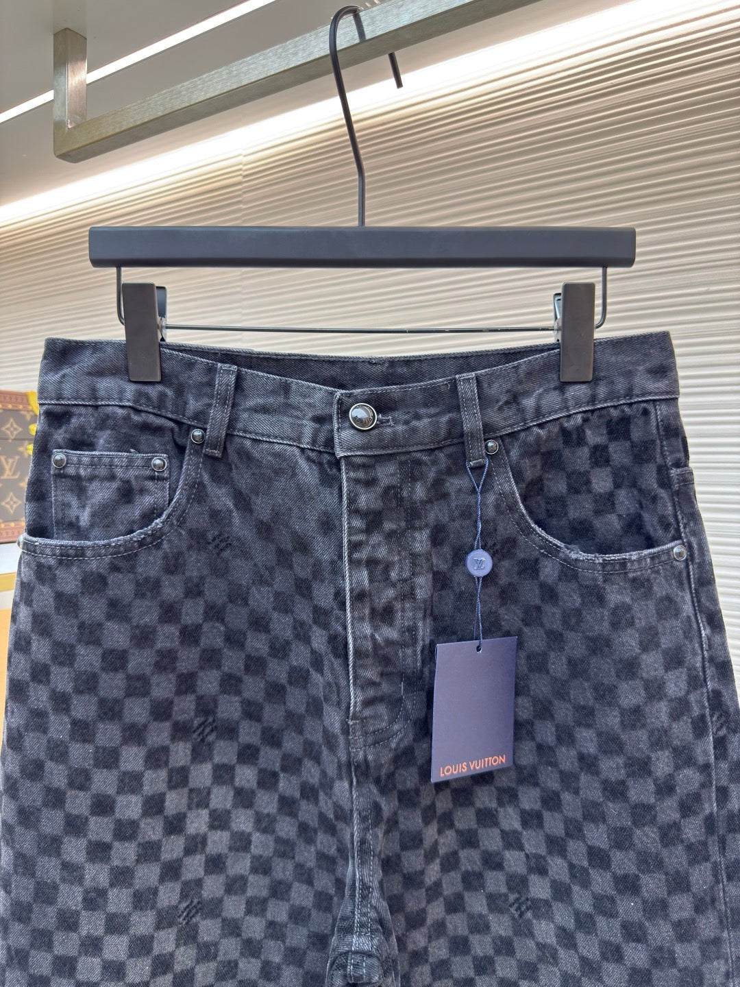 LV Damier Denim Pants SS25