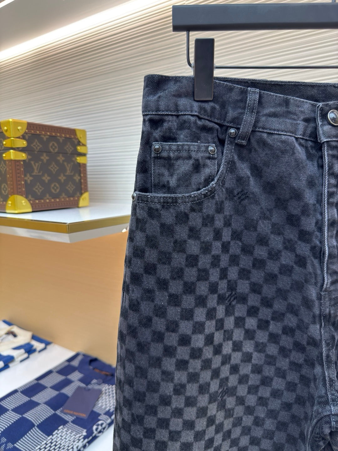 LV Damier Denim Pants SS25