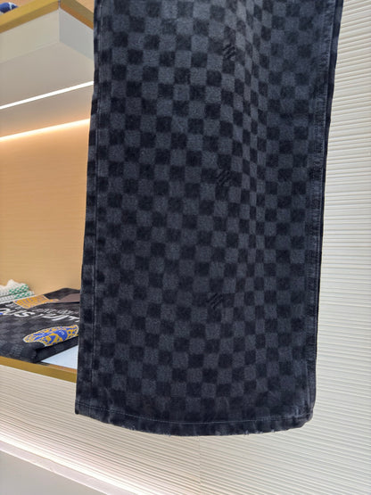 LV Damier Denim Pants SS25