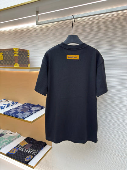 LV Embroidered Signature Cotton T-Shirt