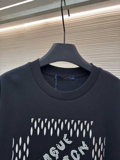 LV Embroidered Signature Cotton T-Shirt