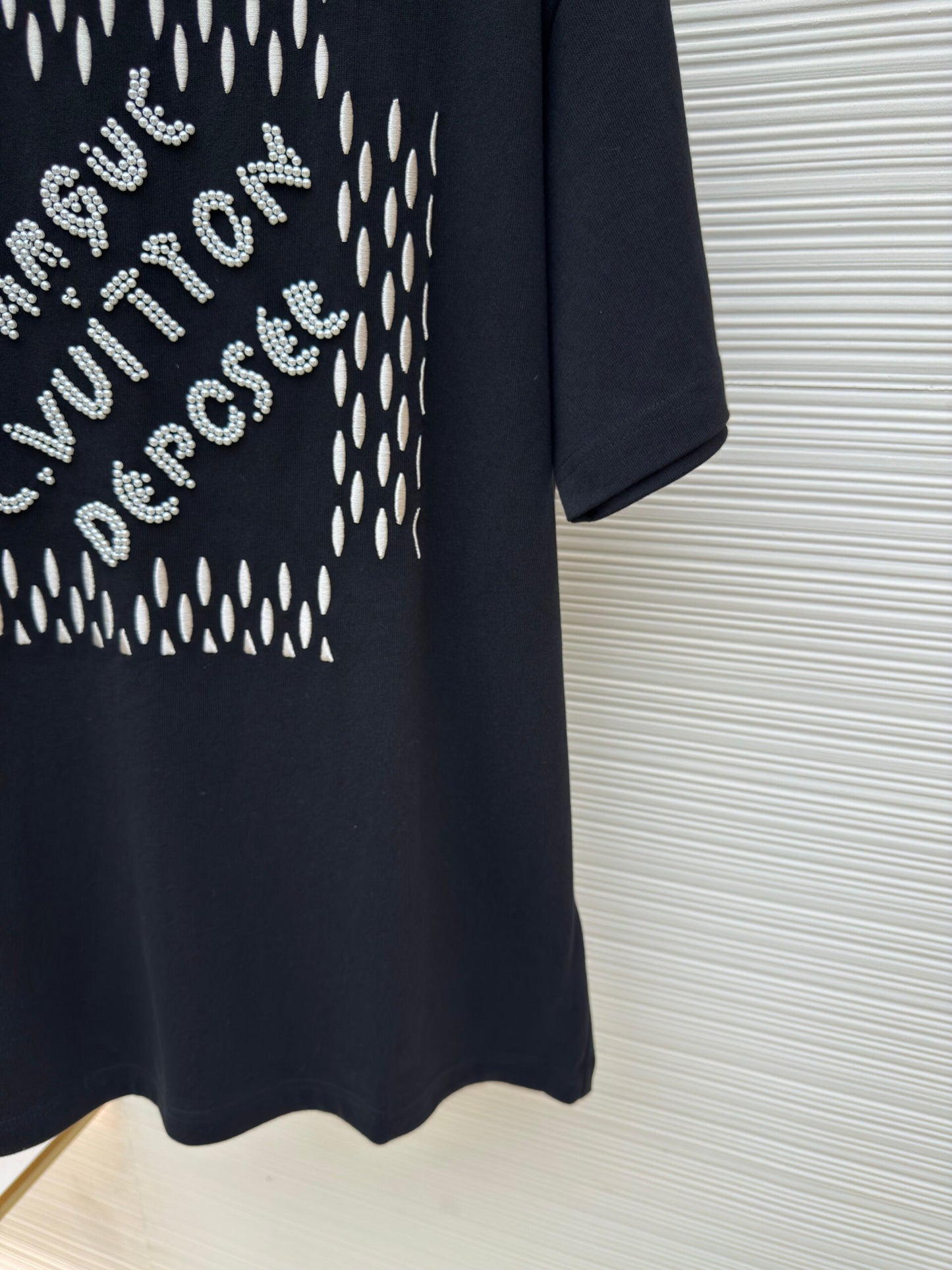 LV Embroidered Signature Cotton T-Shirt