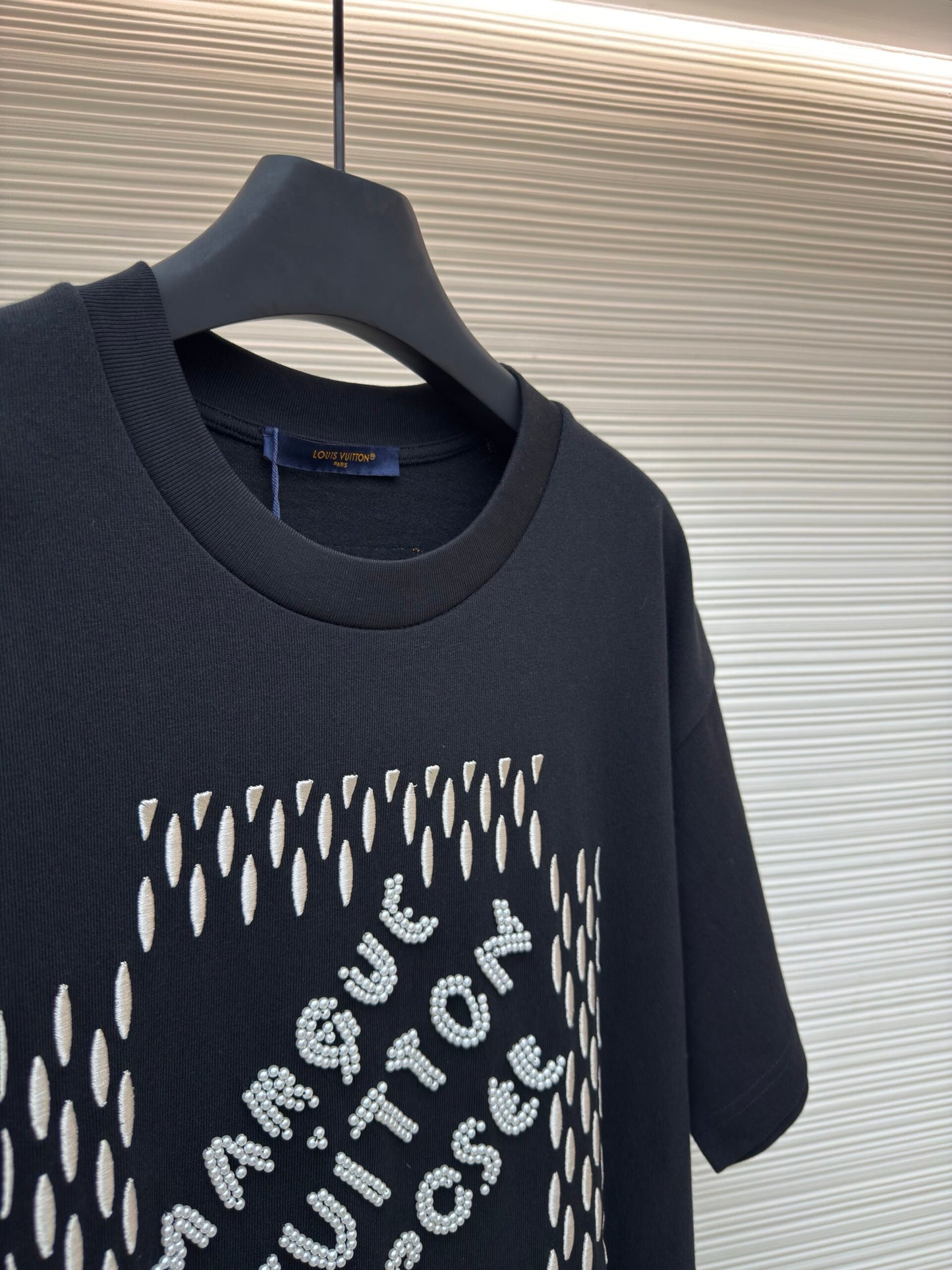 LV Embroidered Signature Cotton T-Shirt