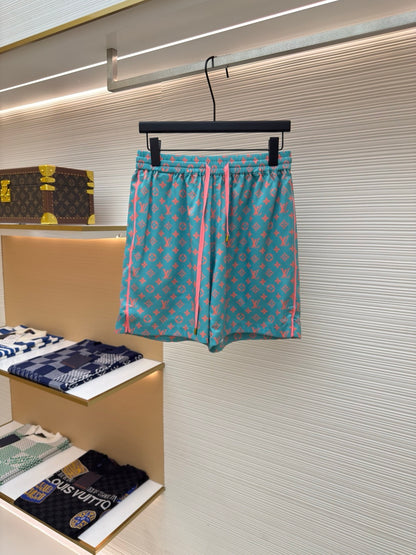 LV Monogram Silk Shorts