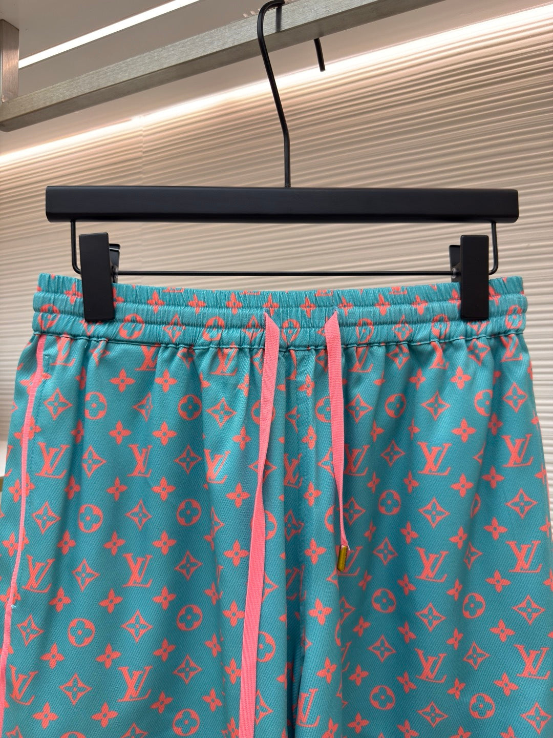 LV Monogram Silk Shorts