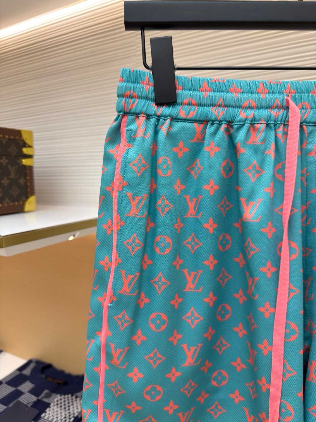 LV Monogram Silk Shorts