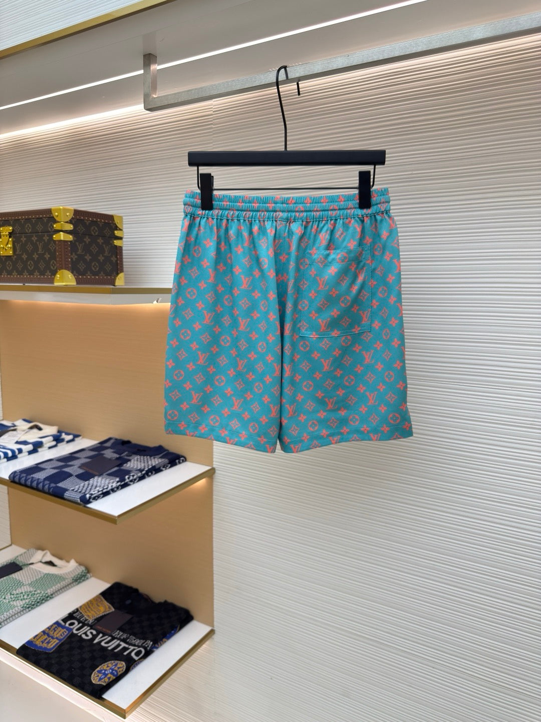LV Monogram Silk Shorts