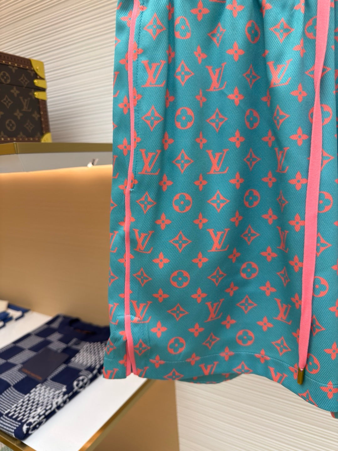 LV Monogram Silk Shorts