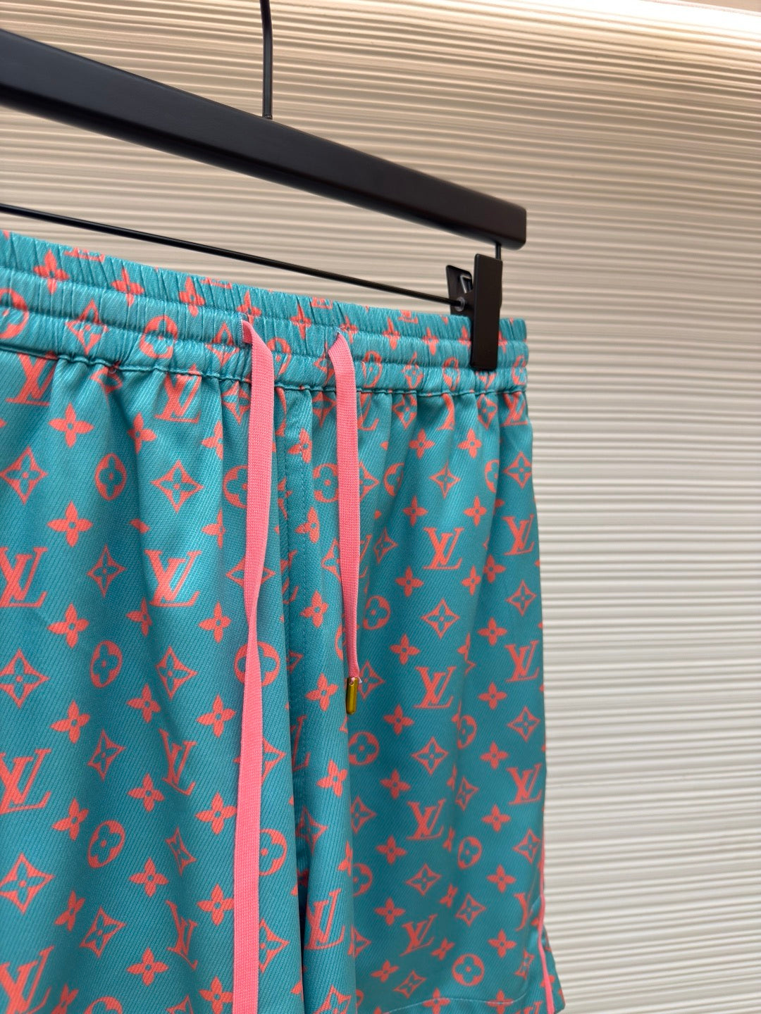 LV Monogram Silk Shorts