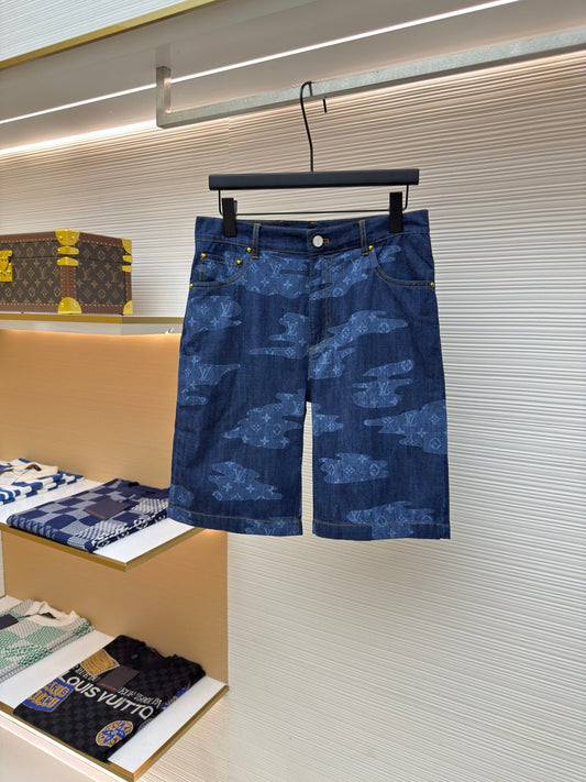LV Denim Shorts